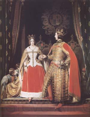 Sir Edwin Landseer Queen Victoria and Prince Albert at the Bal Costume of 12 May 1842 (mk25) Spain oil painting art